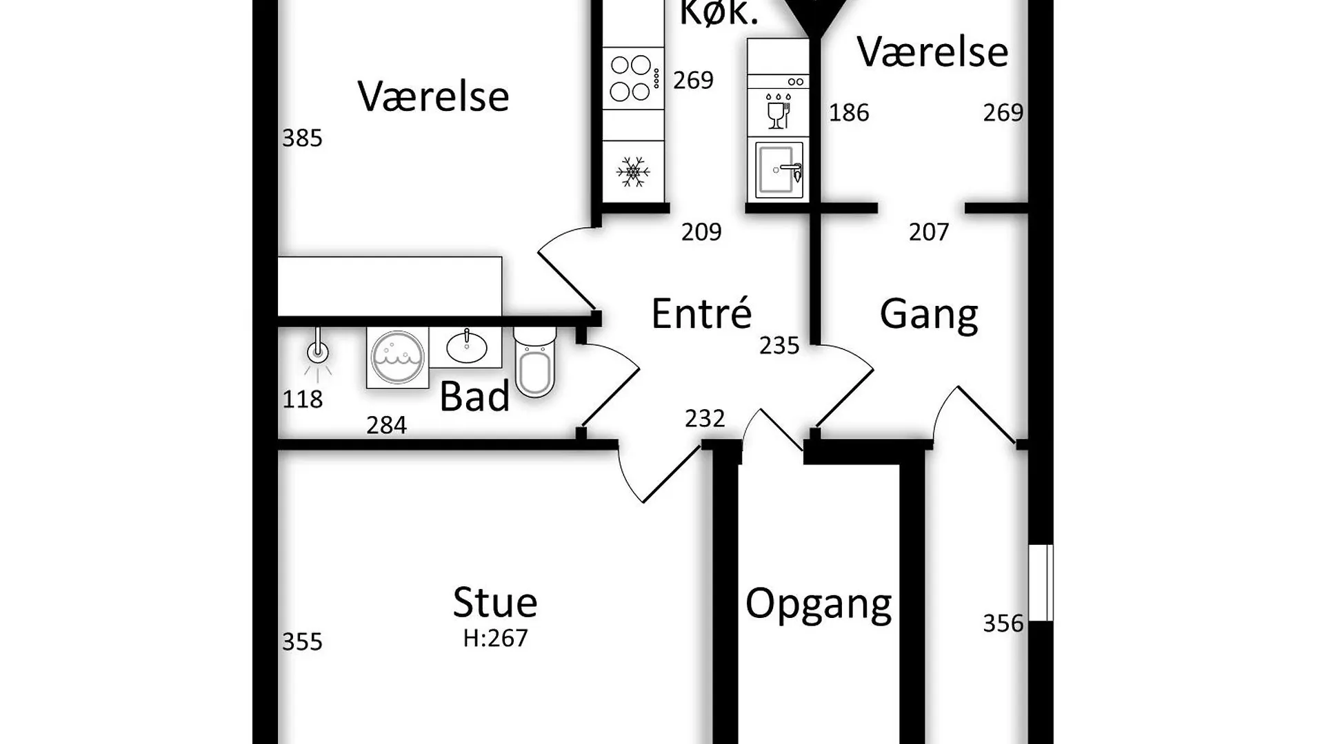 Come Stay - 2Br Det Perfekte Hjem For 5 Aalborg Daire